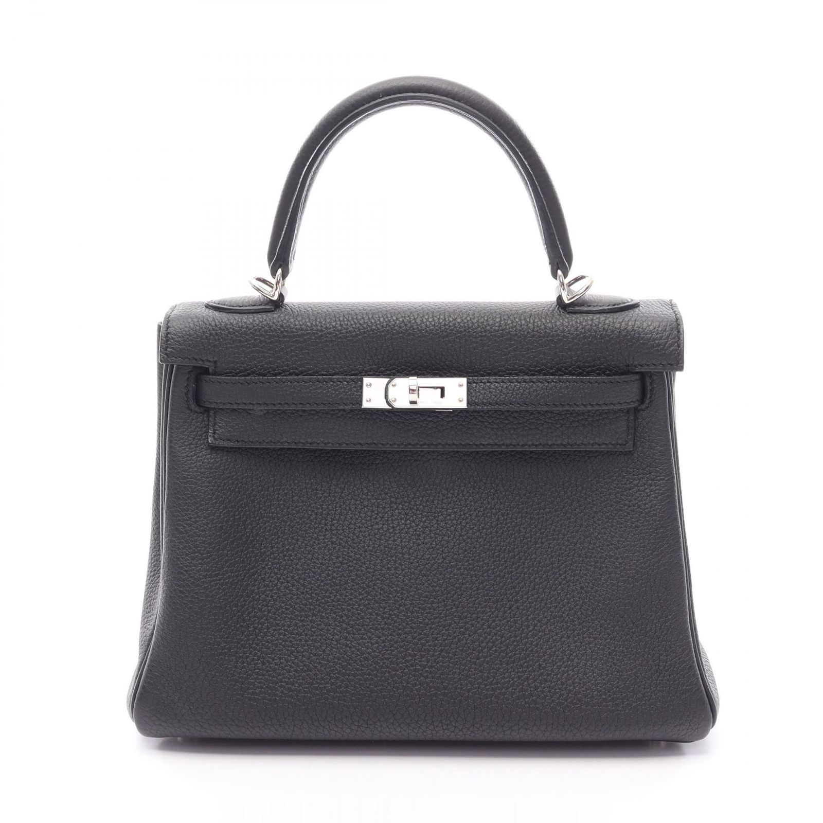 エルメス HERMES ハンドバッグ ケリー25 内縫い 2WAY ブラック その他 ケリー25 ブラック レディース Used A