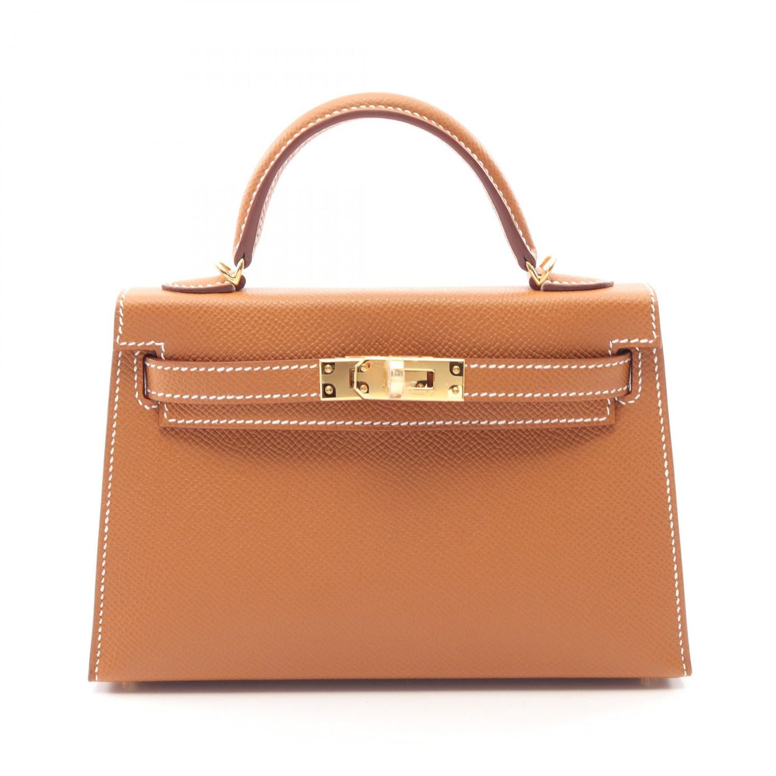 エルメス HERMES ハンドバッグ ミニケリー2 ゴールド 外縫い 2WAY ゴールド その他 ミニケリー2 ゴールド レディース 未使用