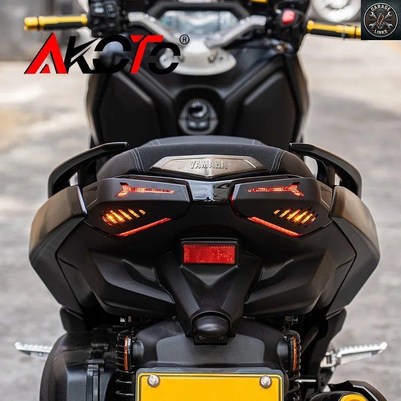 テールライトカバー オートバイ用ターンシグナルランプシールド 装飾カバー ヤマハ XMAX300 2023 2024