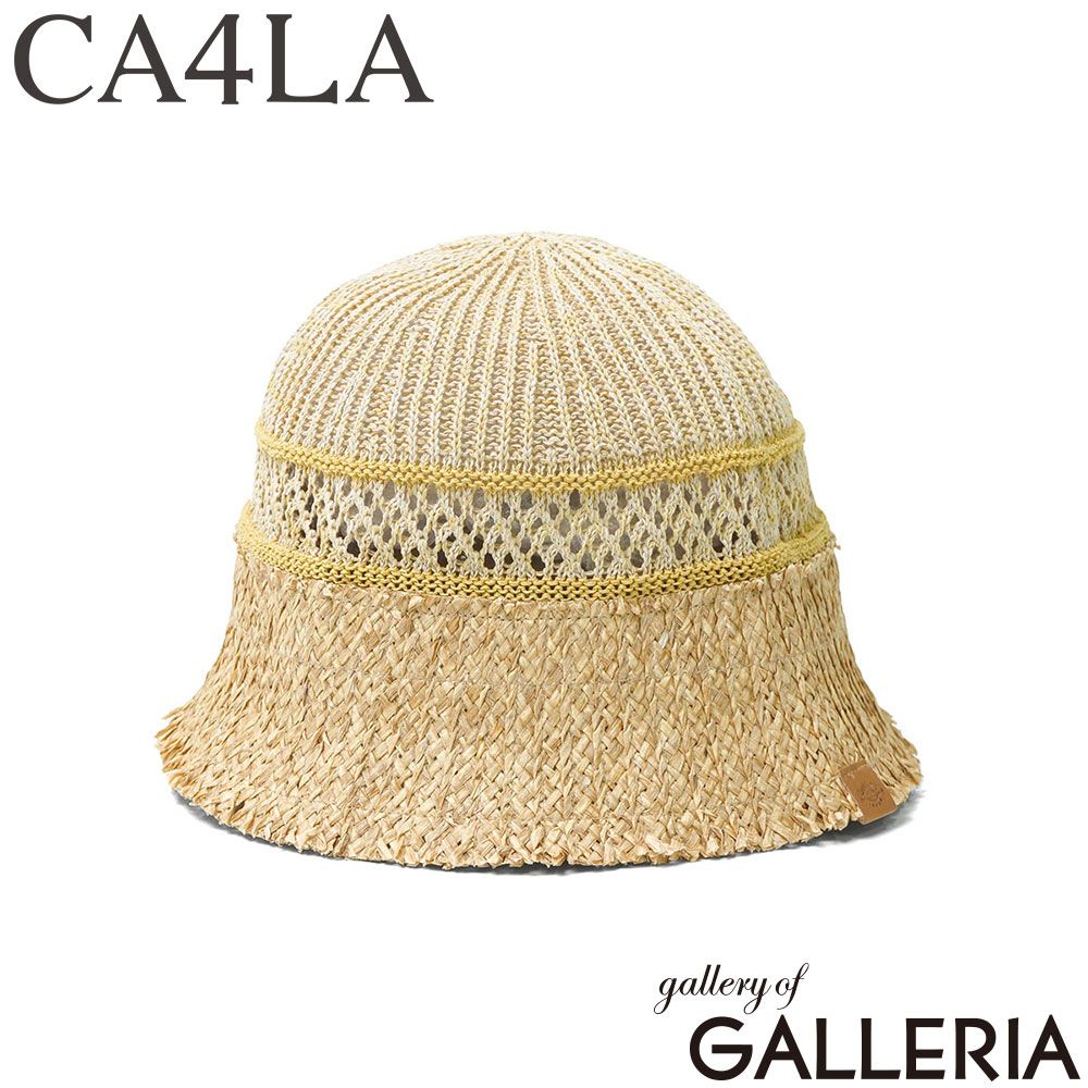 CA4LA ハット メンズ レディース カシラ 帽子 夏用 ニット ペーパーブレード バケハ 折りたたみ 春夏 夏 バケットハット おしゃれ カジュアル 爽やか Main Collection CF TROPICAL BOY ZKN02626 BEIGE
