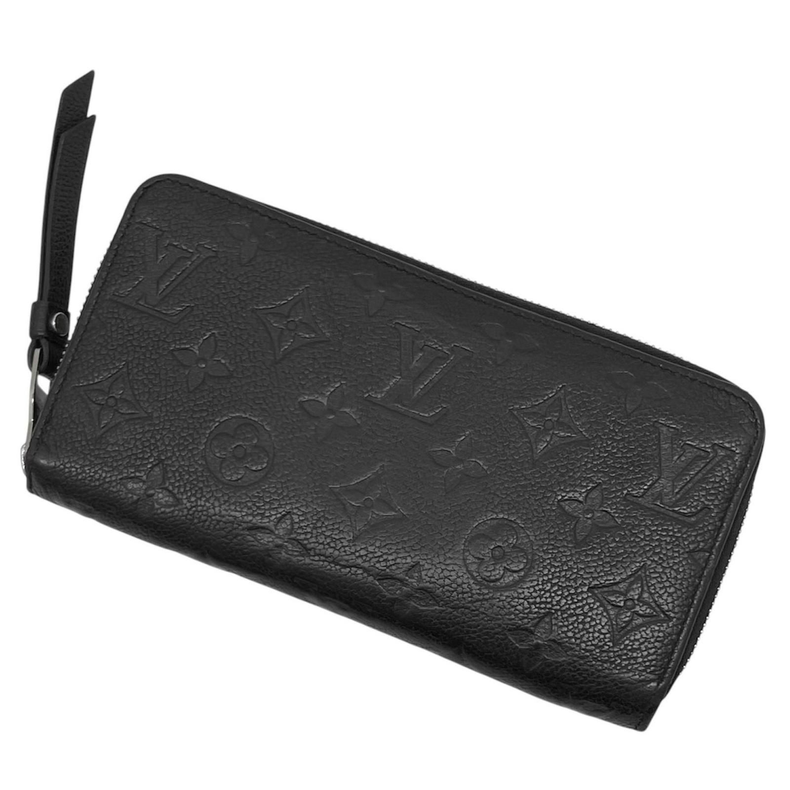 【中古】LOUIS VUITTON | ルイ・ヴィトン　モノグラム アンプラント　ジッピー　ラウンドファスナー 長財布 M61864　ブラック【尾張小牧店】