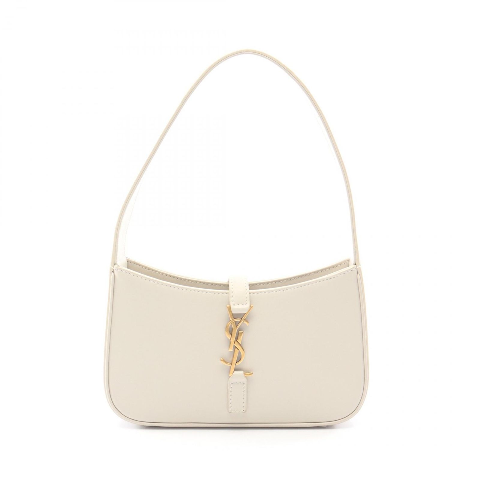 サンローランパリ SAINT LAURENT PARIS ハンドバッグ ミニ ホーボー LE 5 A 7 710318 アイボリー レザー LE 5 A 7 ミニ レディース Used A