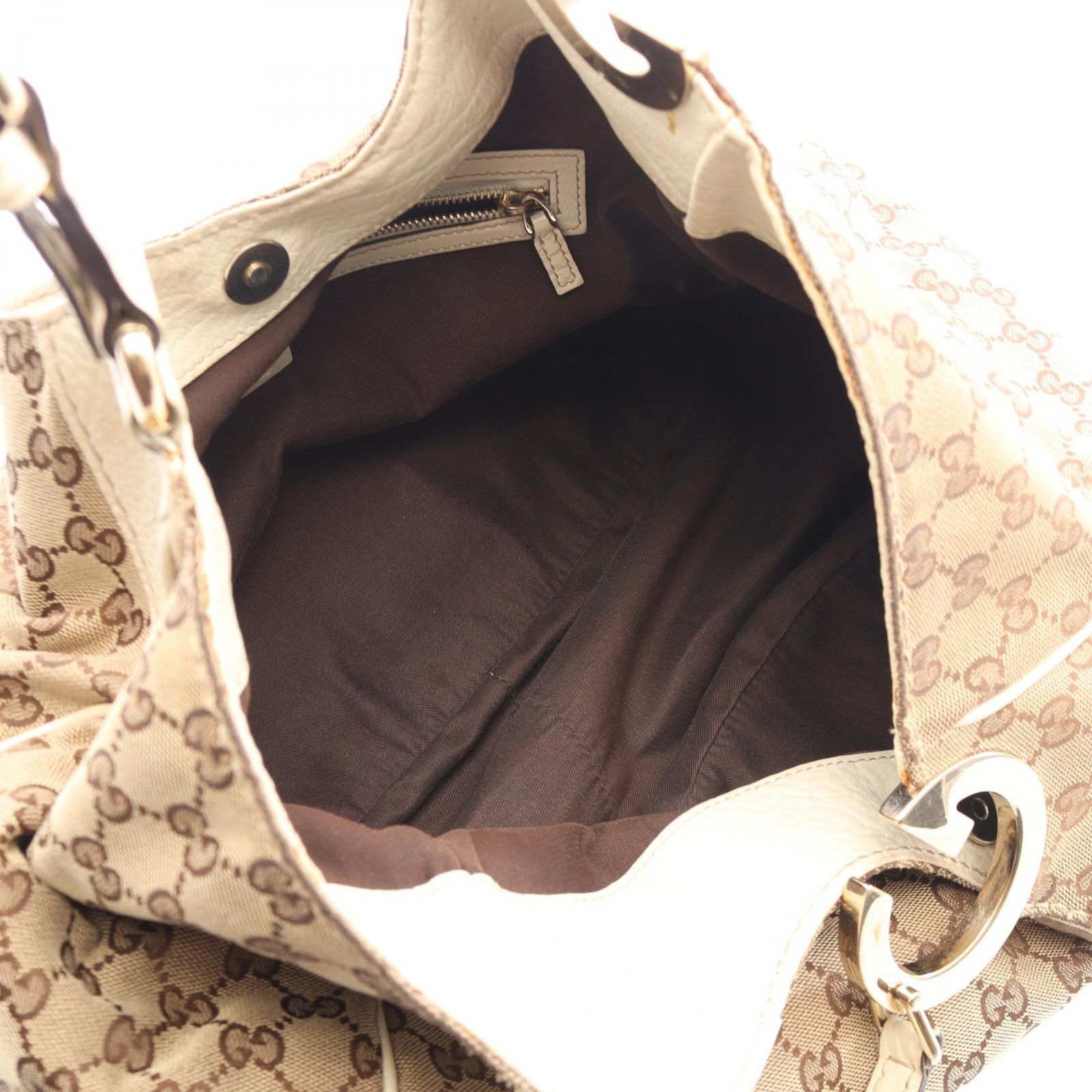 グッチ GUCCI ショルダーバッグ GGキャンバス 203504 ベージュ 
