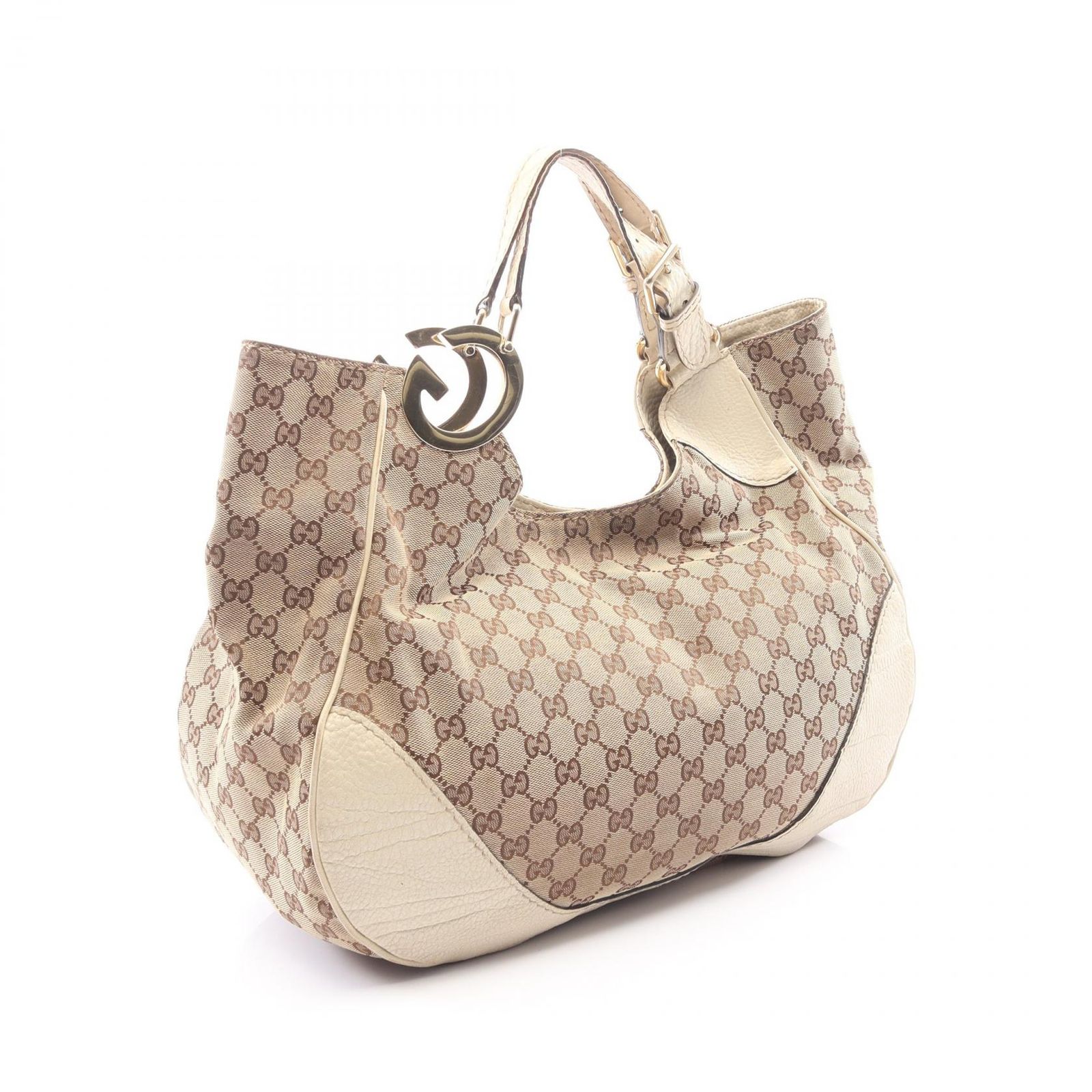グッチ GUCCI ショルダーバッグ GGキャンバス 203504 ベージュ 