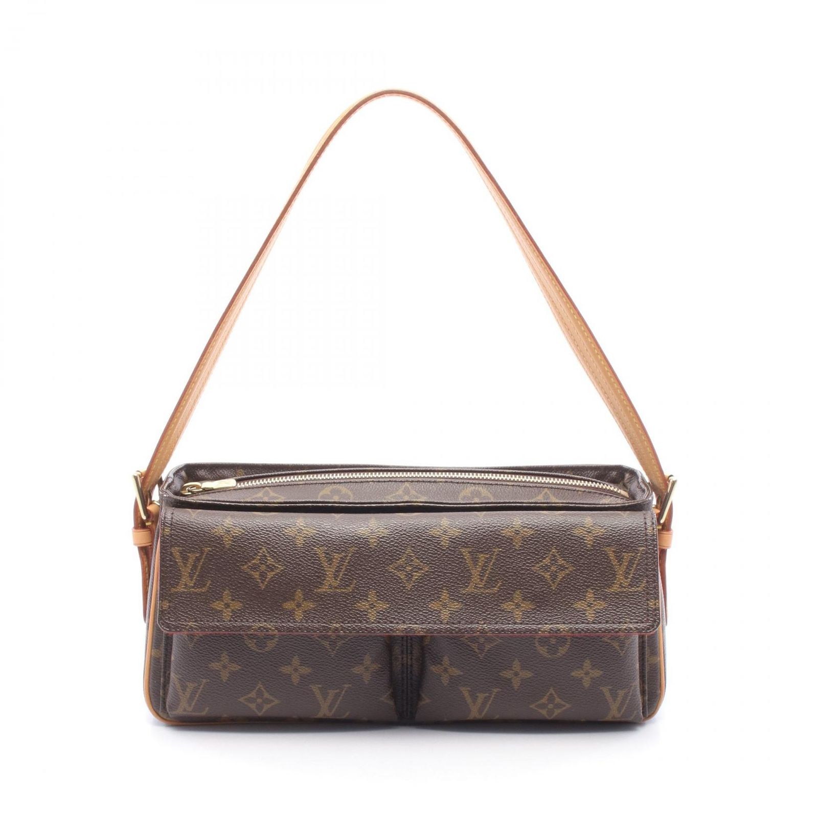 ルイ・ヴィトン LOUIS VUITTON ショルダーバッグ ヴィバシテMM M51164 PVCコーティングキャンバス レザー ヴィバ・シテMM レディース Used A