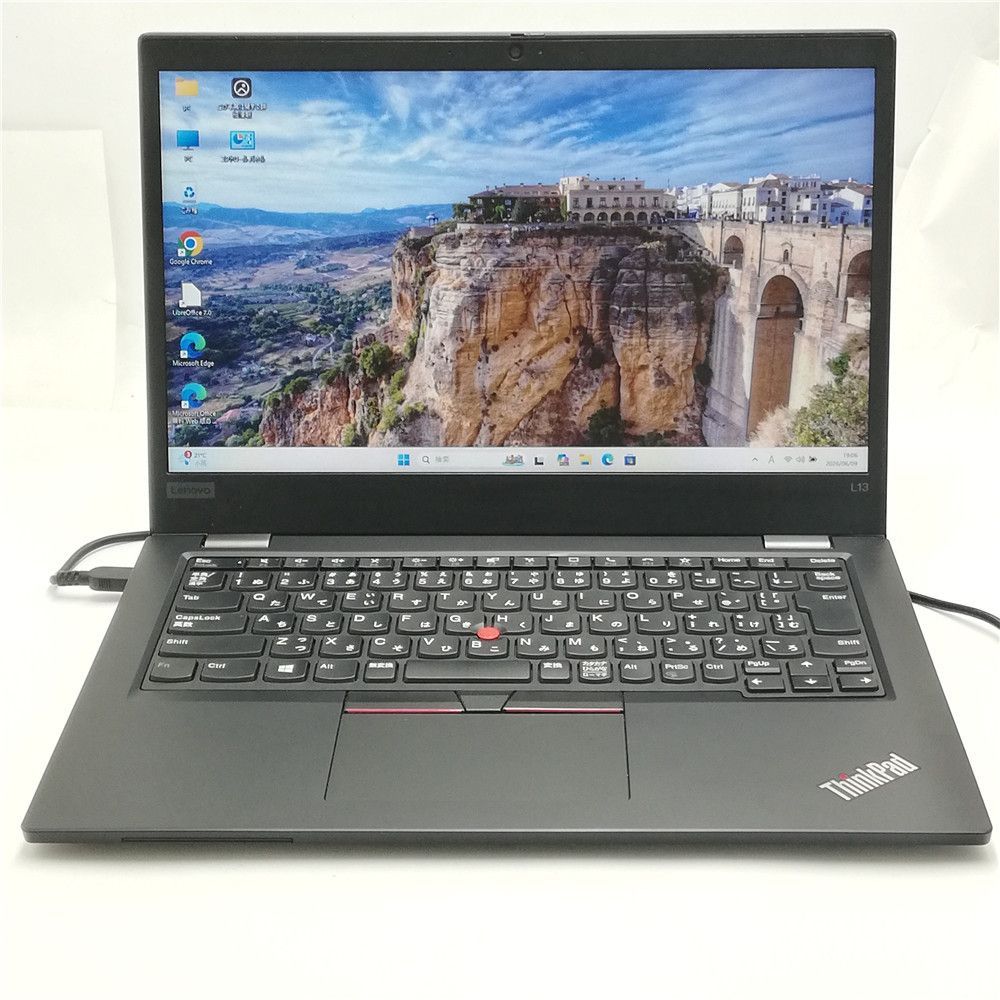 高性能 Wi-Fi有 レノボ ノートパソコン 中古美品 Lenovo L13 Core i5 10210U 8GB 256GB 高速SSD 無線LAN カメラ Windows11 Office 即使用可