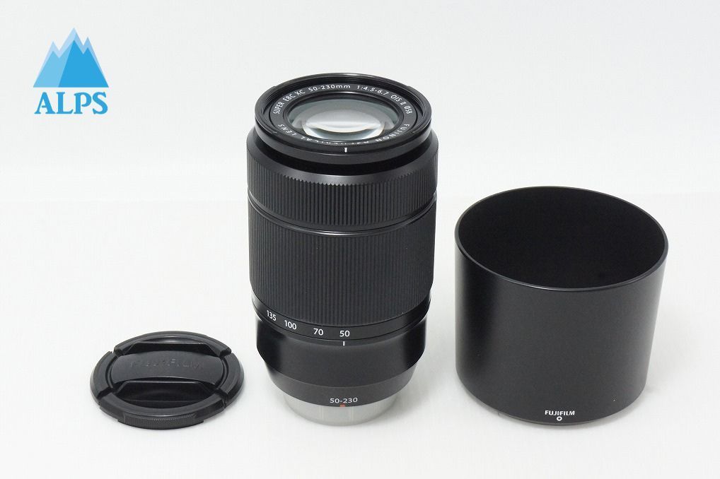 美品 FUJIFILM SUPER EBC FUJINON XC 50-230mm F4.5-6.7 OIS II ズームレンズ ブラック Xマウント フード付 260603bc