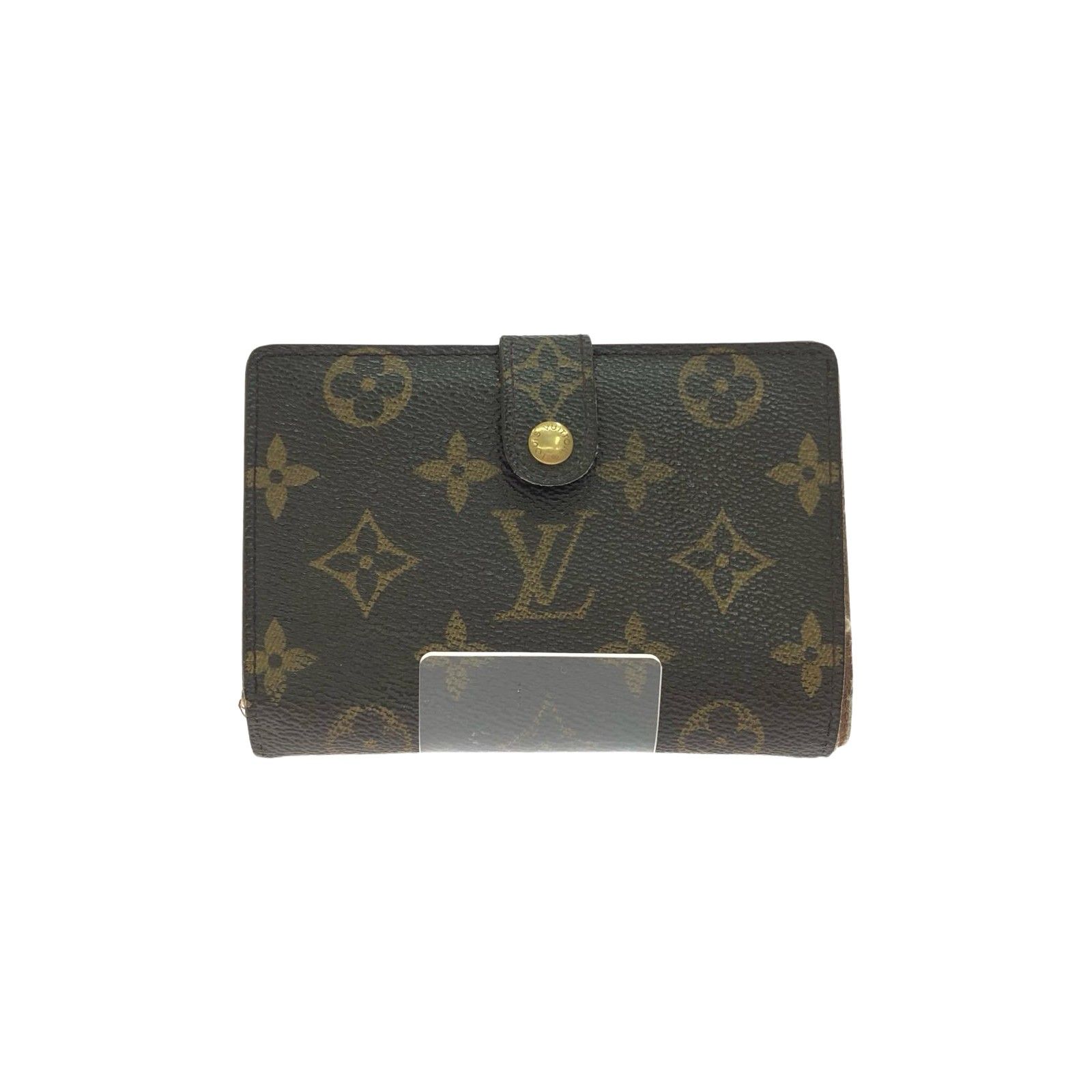 LOUIS VUITTON ルイヴィトン レディース 二つ折り財布 がま口 モノグラム ポルトモネ・ピエ・ヴィエノワ M61663 ブラウン