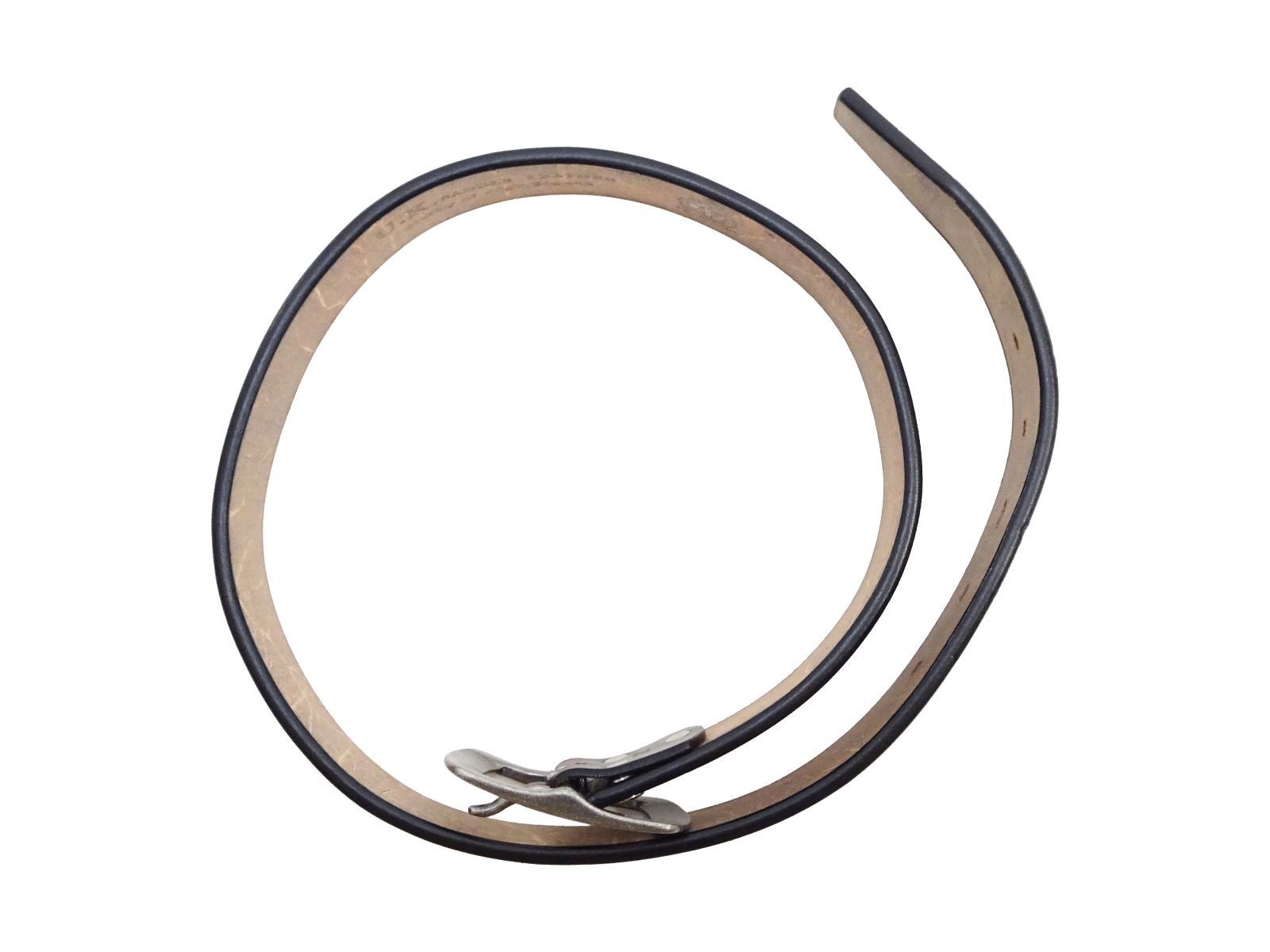 アートブラウン EDB40014AB サドルレザー ギャリソンベルト ART BROWN 40mm幅 5mm厚 極厚レザーベルト 馬鞍型バックル チョコ (ブラウン・茶)