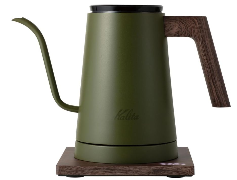 【新品未使用】カリタ 電気ケトル カーキ KEDP-600 Kalita