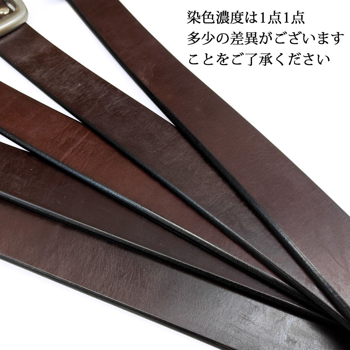 アートブラウン EDB40014AB サドルレザー ギャリソンベルト ART BROWN 40mm幅 5mm厚 極厚レザーベルト 馬鞍型バックル チョコ (ブラウン・茶)
