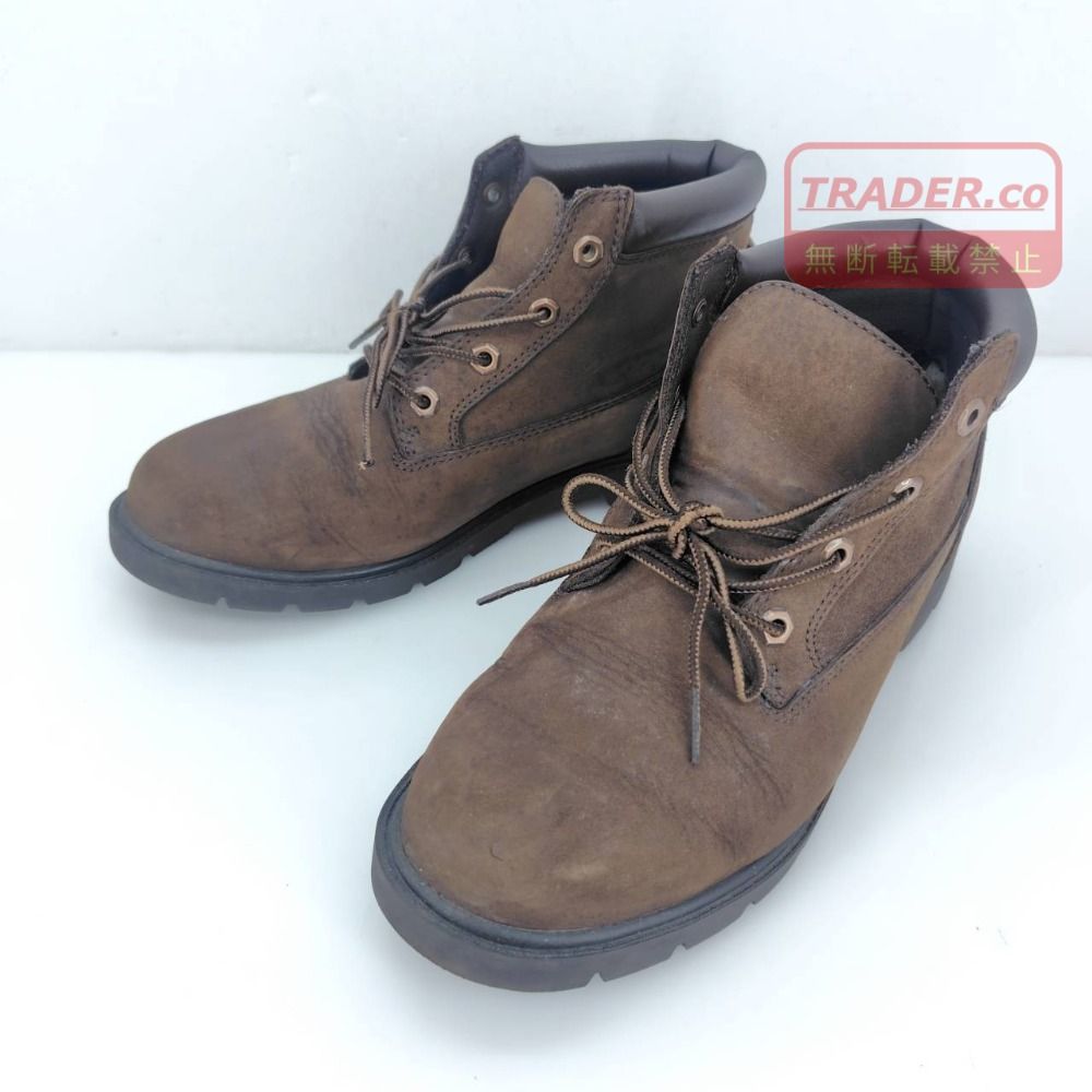 05w22067 ティンバーランド Timberland チャッカブーツ ダークブラウン メンズ ブーツ 【中古品】