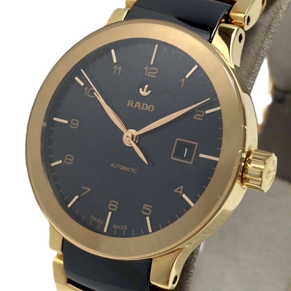 RADO ラドー セントリックス デイト 561.0954.3 ブラウン 自動巻き レディース 腕時計 箱有 CENTRIX