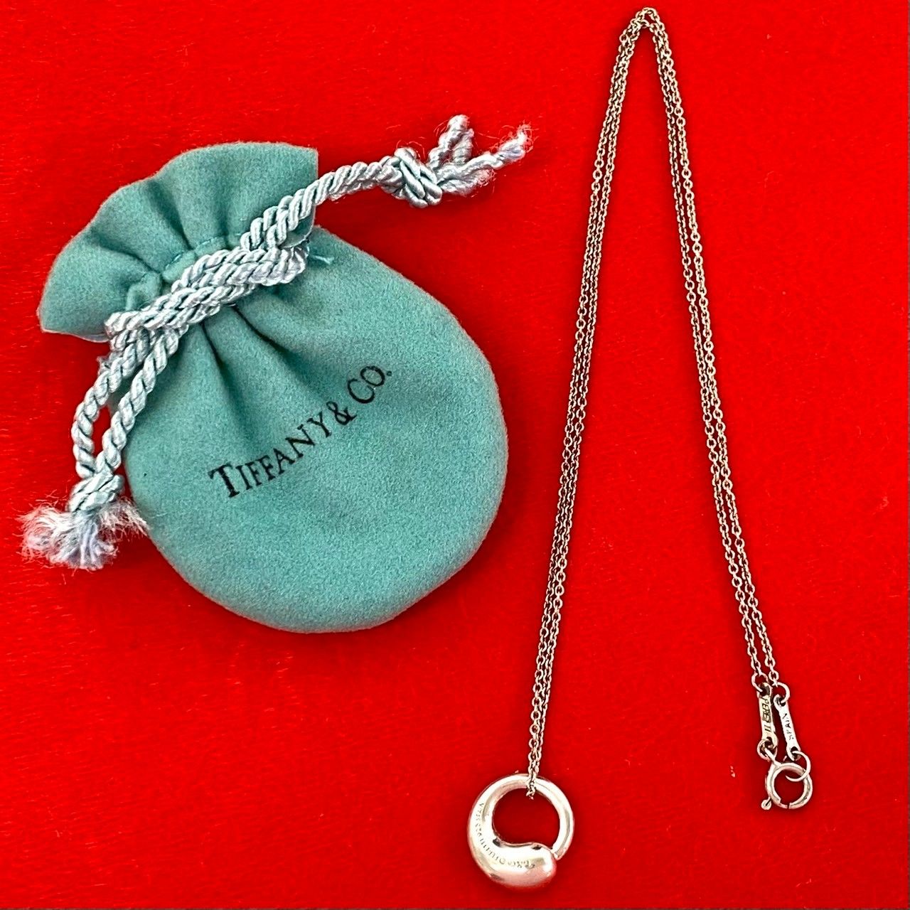 TIFFANY ティファニー ネックレス サークル ヴィンテージ SV925 TIFFANY ティファニー ネックレス サークル ヴィンテージ シルバー925