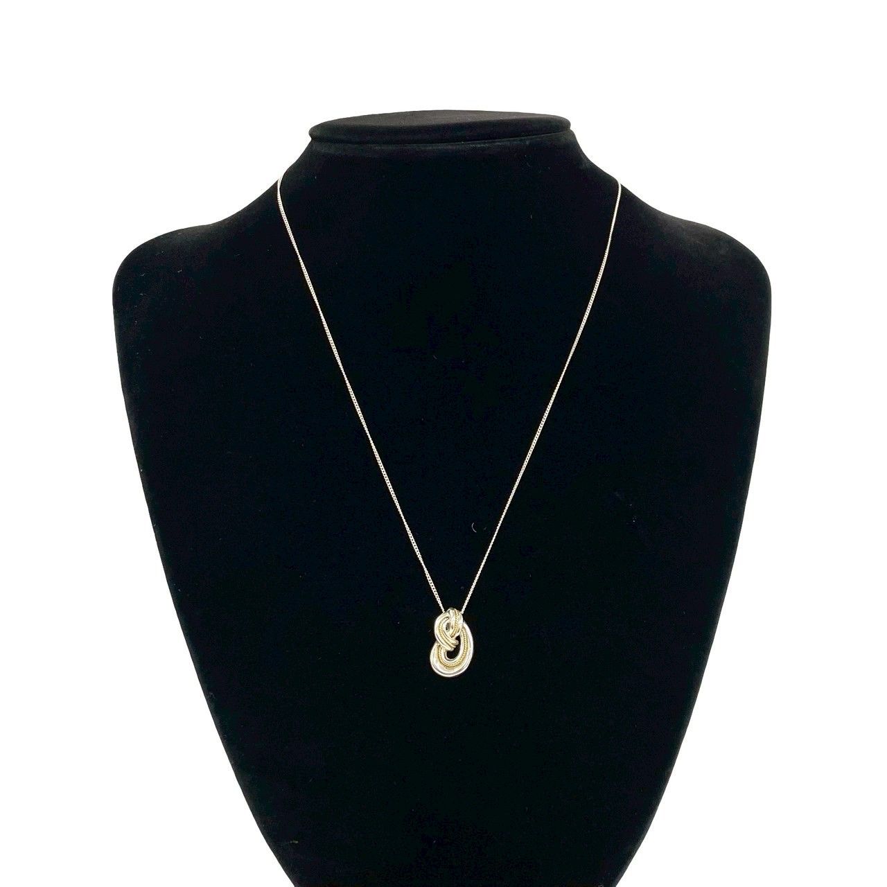 極 美品 TIFFANY&Co. ティファニー ツイスト ノット ロープ ネックレス 