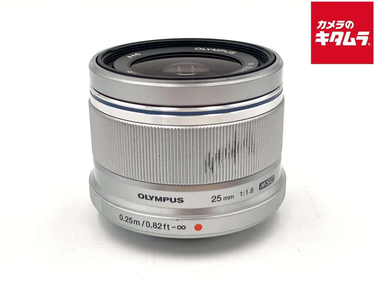 【中古】 【並品】 オリンパス M.ZUIKO DIGITAL 25mm F1.8 シルバー
