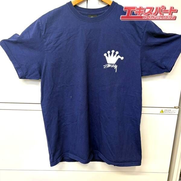 Stussy ネイビー Tシャツ Mサイズ 湘南台店 - メルカリ