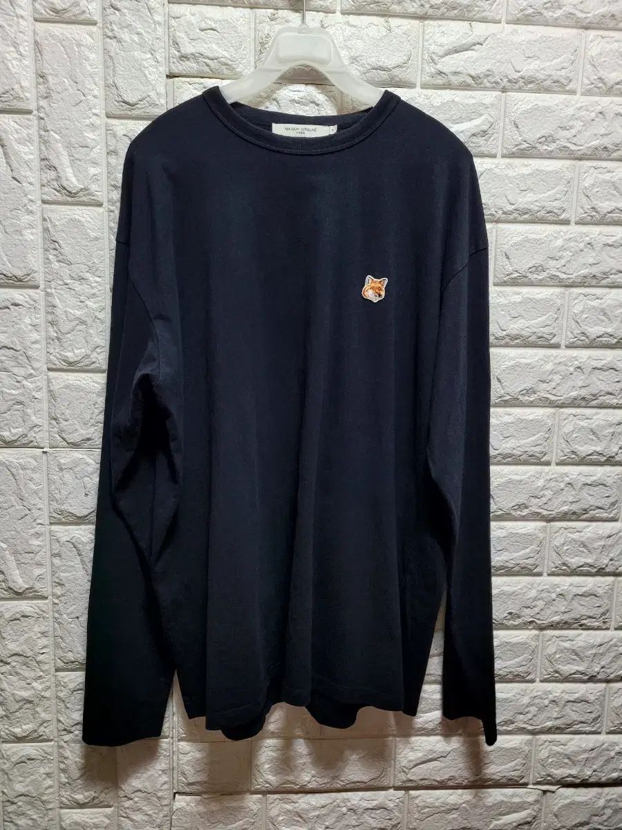 Maison Kitsuné メゾンキツネ コットン綿 ロングスリーブTシャツ ブラックM 8,226円