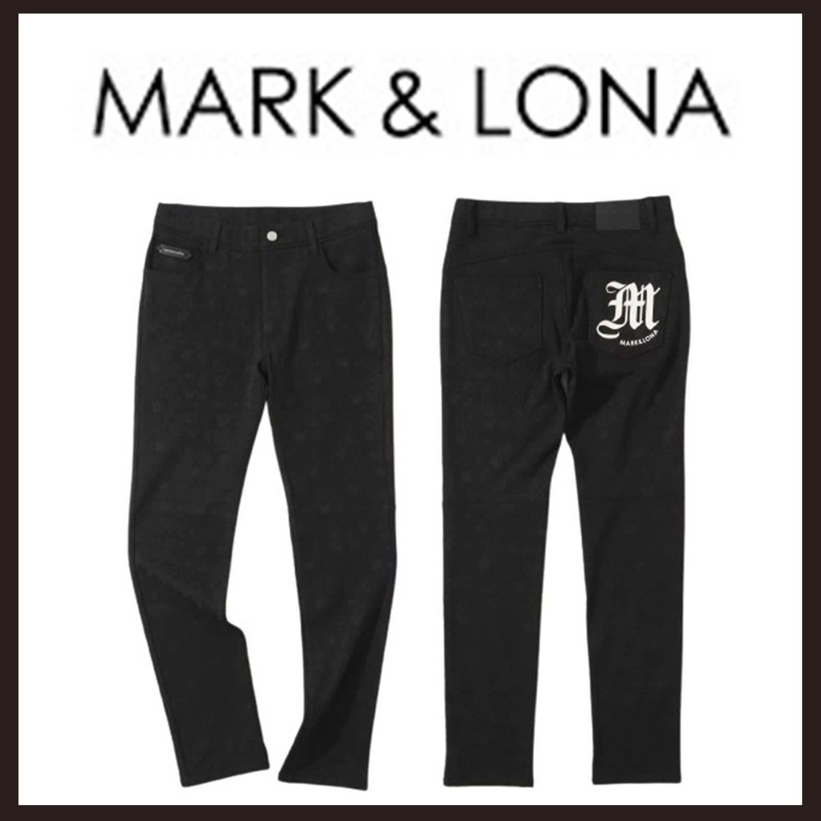 新品未使用　MARK&LONA（マークアンドロナ）　Essence 4Way ストレッチパンツ　50　ブラック