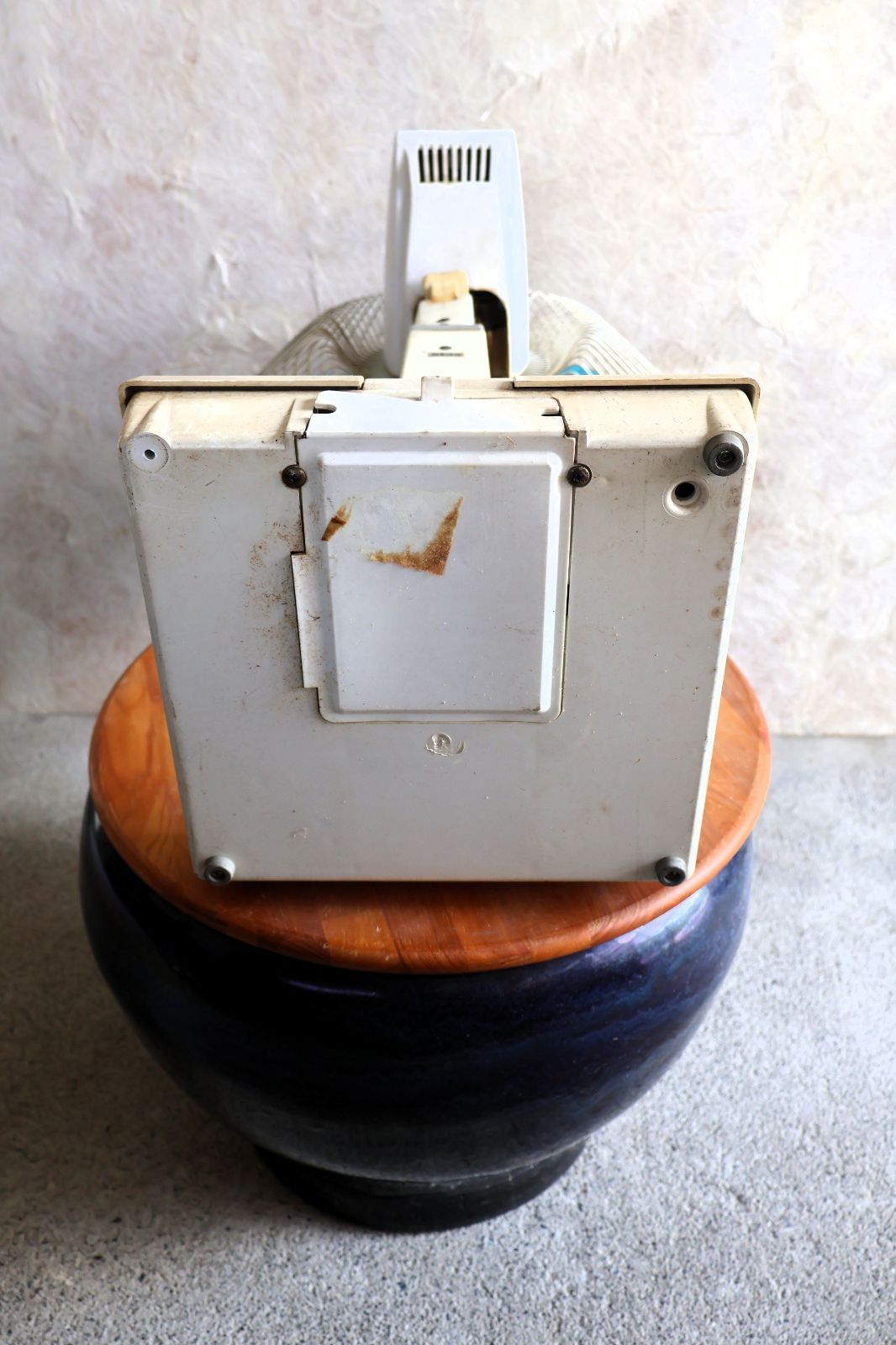 富士電機 お座敷扇風機 ZA309 SOLID STATE 青羽根 昭和レトロ Vintage Japanese Fan FUJI ELECTRIC