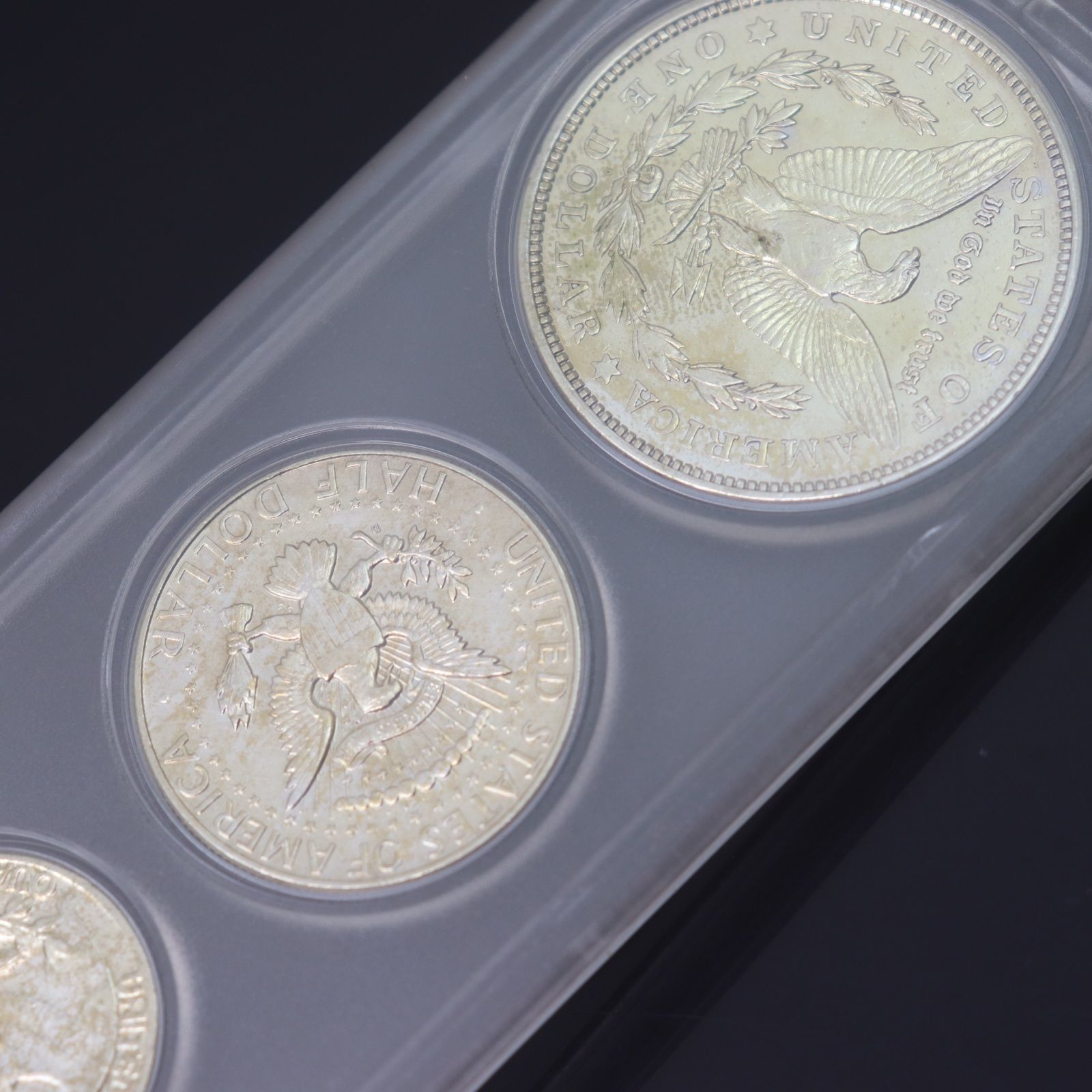 ITS4DISLTQDB 即決 本物 モルガンダラー銀貨 ケネディ銀貨 プルーフ