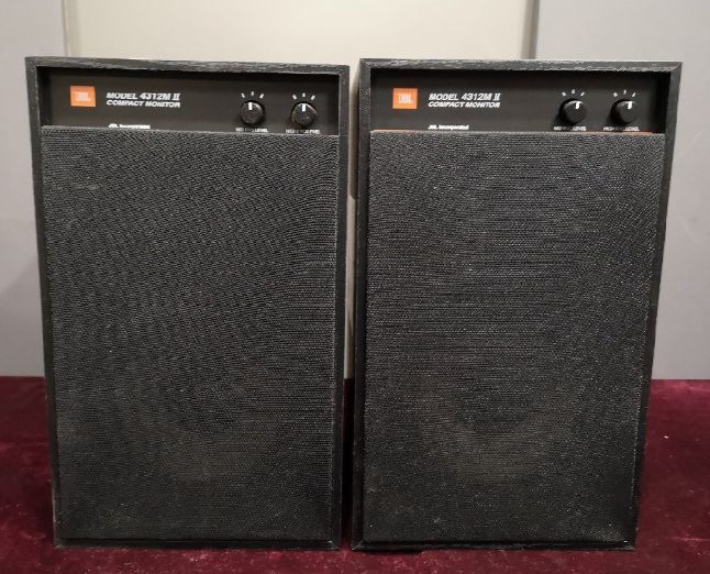 ◆極上美品◆JBL 4312M II 2 3ウェイ コンパクトモニター スピーカー ペア シリアル連番 動作確認済　ジェイビーエル ◆下取歓迎 m0s9905