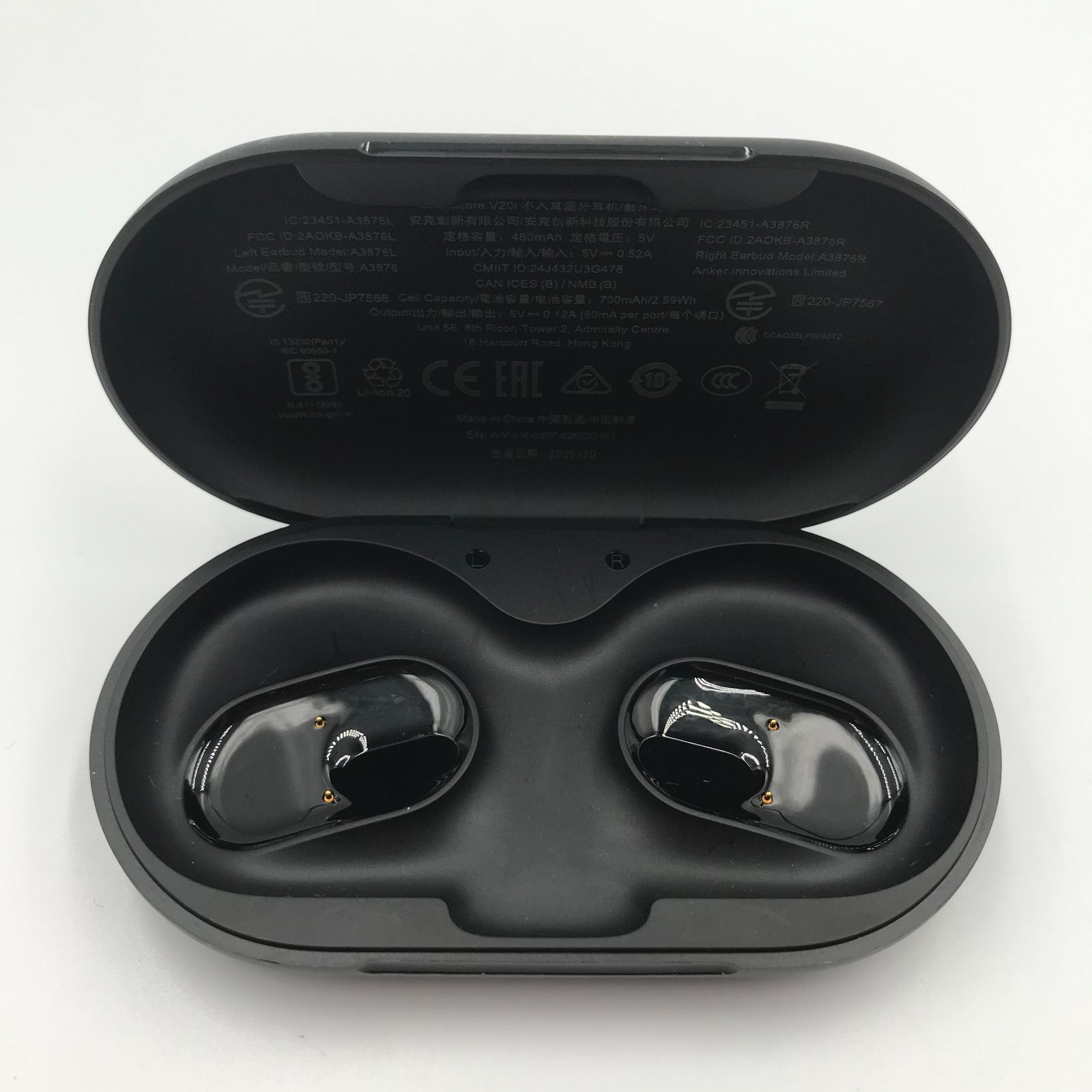 □Anker Soundcore V20i ワイヤレスイヤホン ブラック A38 - メルカリ