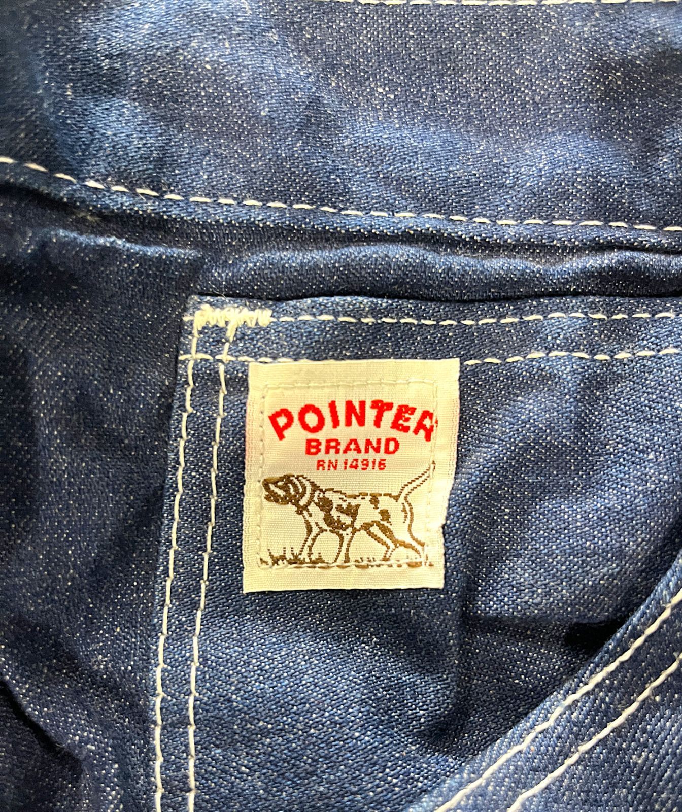 90s USA製 POINTER BRAND デニムペインターパンツ W58】 - メルカリ