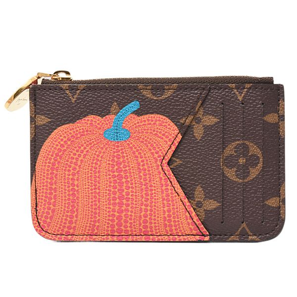 ルイヴィトン 財布 レディース ポルトカルトロミ― モノグラム カード入れ コインケース 草間彌生 Louis Vuitton M82110 中古