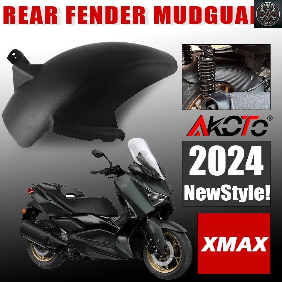 オートバイ用リアフェンダー リアマッドガード プロテクターカバー ヤマハ X-MAX XMAX 125 250 300 400 2017-2023 XMAX300 XMAX400 XMAX250