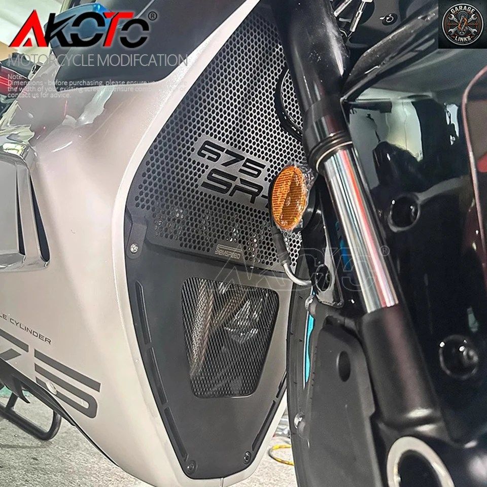 2025-2026 オートバイ用ラジエーターガードグリルプロテクターカバー CFMOTO 675 NK SR 675SR 675SR-R NK675 パーツ 2025-2026 オートバイ用ラジエーターガードグリルプロテクターカバー CFMOTO 675 NK SR 675SR 675SR-R NK675 パーツ