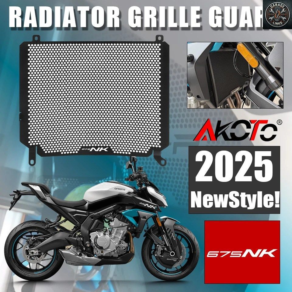 2025-2026 オートバイ用ラジエーターガードグリルプロテクターカバー CFMOTO 675 NK SR 675SR 675SR-R NK675 パーツ