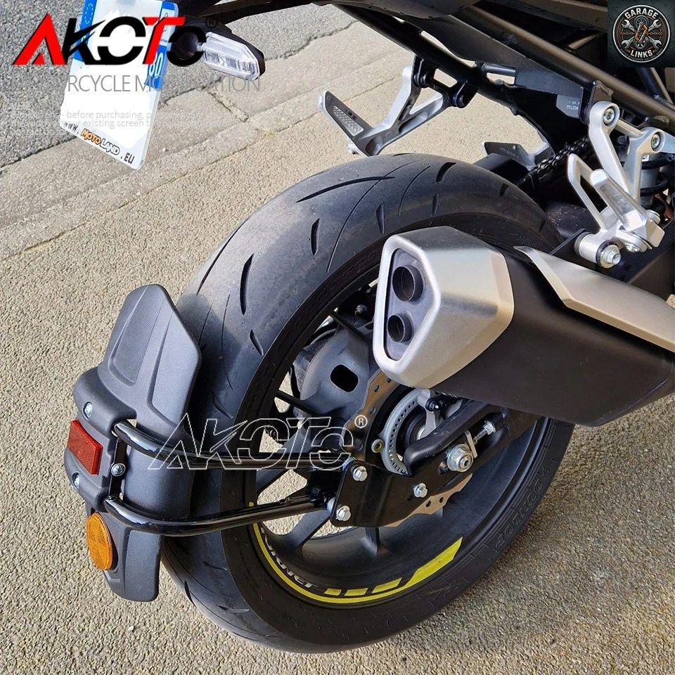 オートバイ用リアフェンダー、リアマッドガード、バイク用カーボンファイバープリントプラスチックマッドガード、ホンダCB750ホーネット202