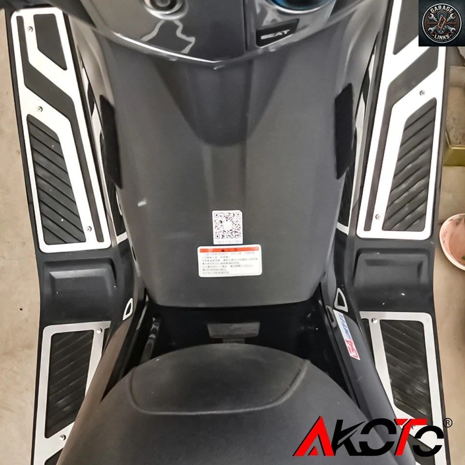 DAELIM XQ 125 / XQ1 125 / XQ2 250 XQ250 RT3 フットプレート ボード ペダル フットレスト フットボード カバー マット パッド