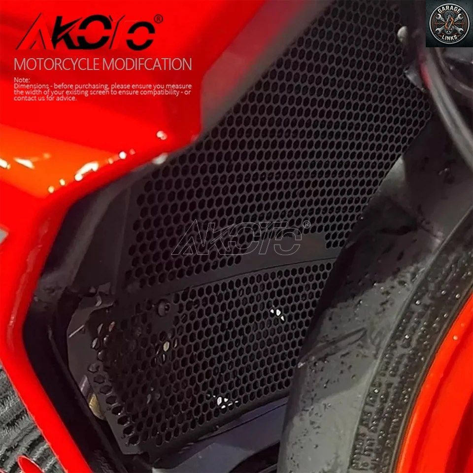 アプリリ RS660 TUONO660 2025 モーターサイクル ラジエーターガード グリルプロテクター オイルクーラーカバー RS/TUONO 660 2021-2024