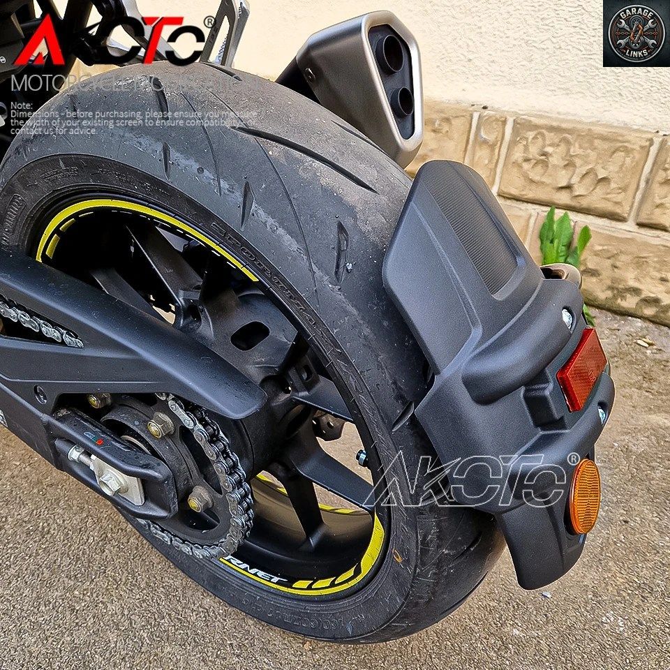 オートバイ用リアフェンダー、リアマッドガード、バイク用カーボンファイバープリントプラスチックマッドガード、ホンダCB750ホーネット202