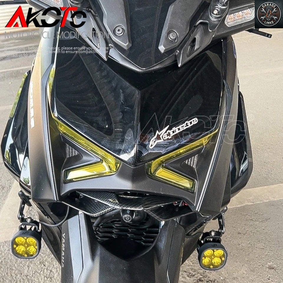 ヤマハ XMAX300 X-MAX 2023 2024+ オートバイ フロントフェアリング ビークエクステンダー フロントスポイラー ウィングレット エアロダイ ヤマハ XMAX300 X-MAX 2023 2024+ オートバイ フロントフェアリング ビークエクステンダー フロントスポイラー ウィングレット エアロダイ