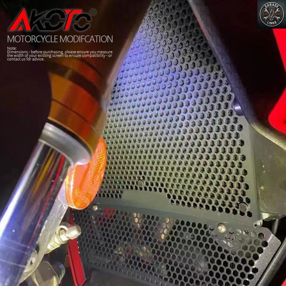 アプリリ RS660 TUONO660 2025 モーターサイクル ラジエーターガード グリルプロテクター オイルクーラーカバー RS/TUONO 660 2021-2024