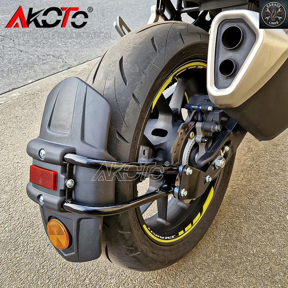 オートバイ用リアフェンダー、リアマッドガード、バイク用カーボンファイバープリントプラスチックマッドガード、ホンダCB750ホーネット202