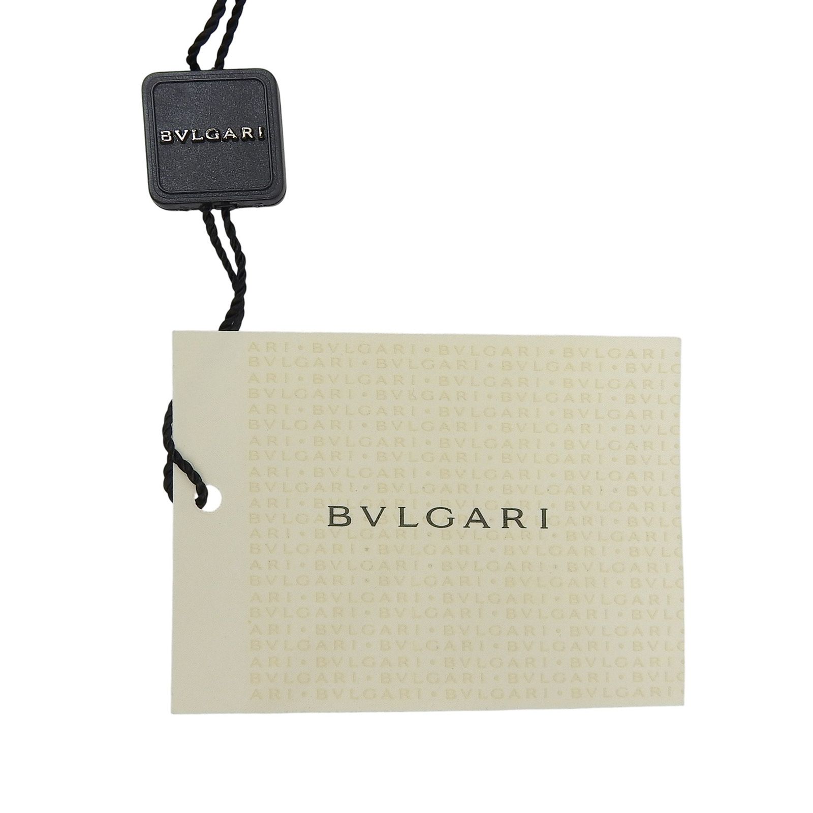 未使用品△BVLGARI ブルガリ シルク100％ ロゴ総柄 セッテピエゲ