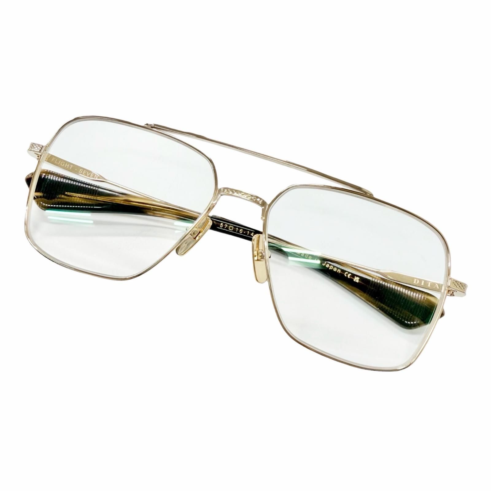 未使用品△DITA ディータ DTX111-57-02 FLIGHT-SEVEN メガネ 眼鏡 アイ