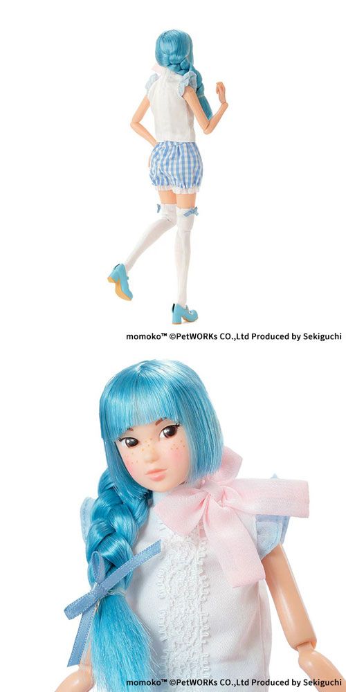 【新品・送料無料】momoko DOLL モモコドール ベビチッチアイドル Blue（ブルー)