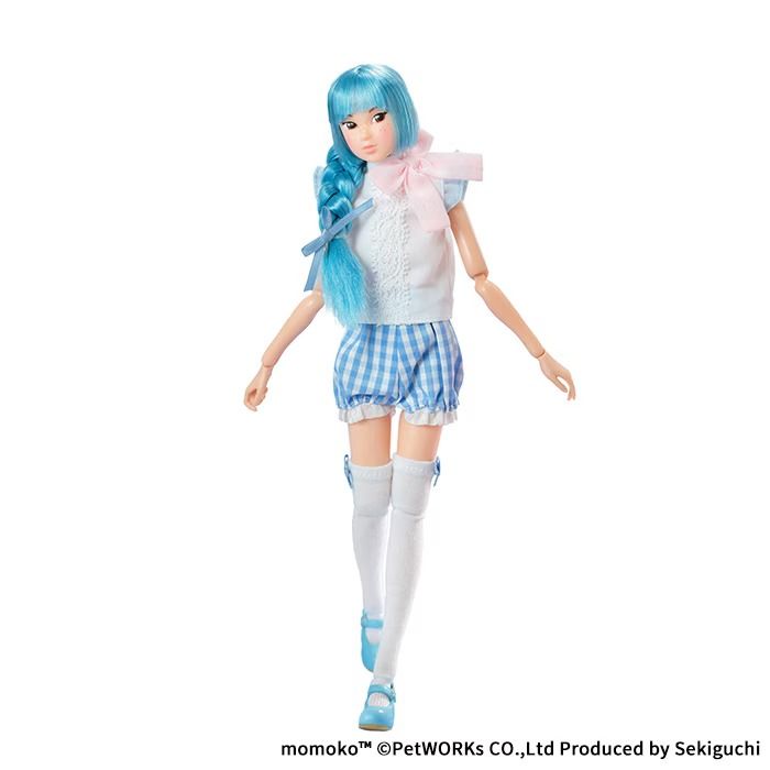 【新品・送料無料】momoko DOLL モモコドール ベビチッチアイドル Blue（ブルー)