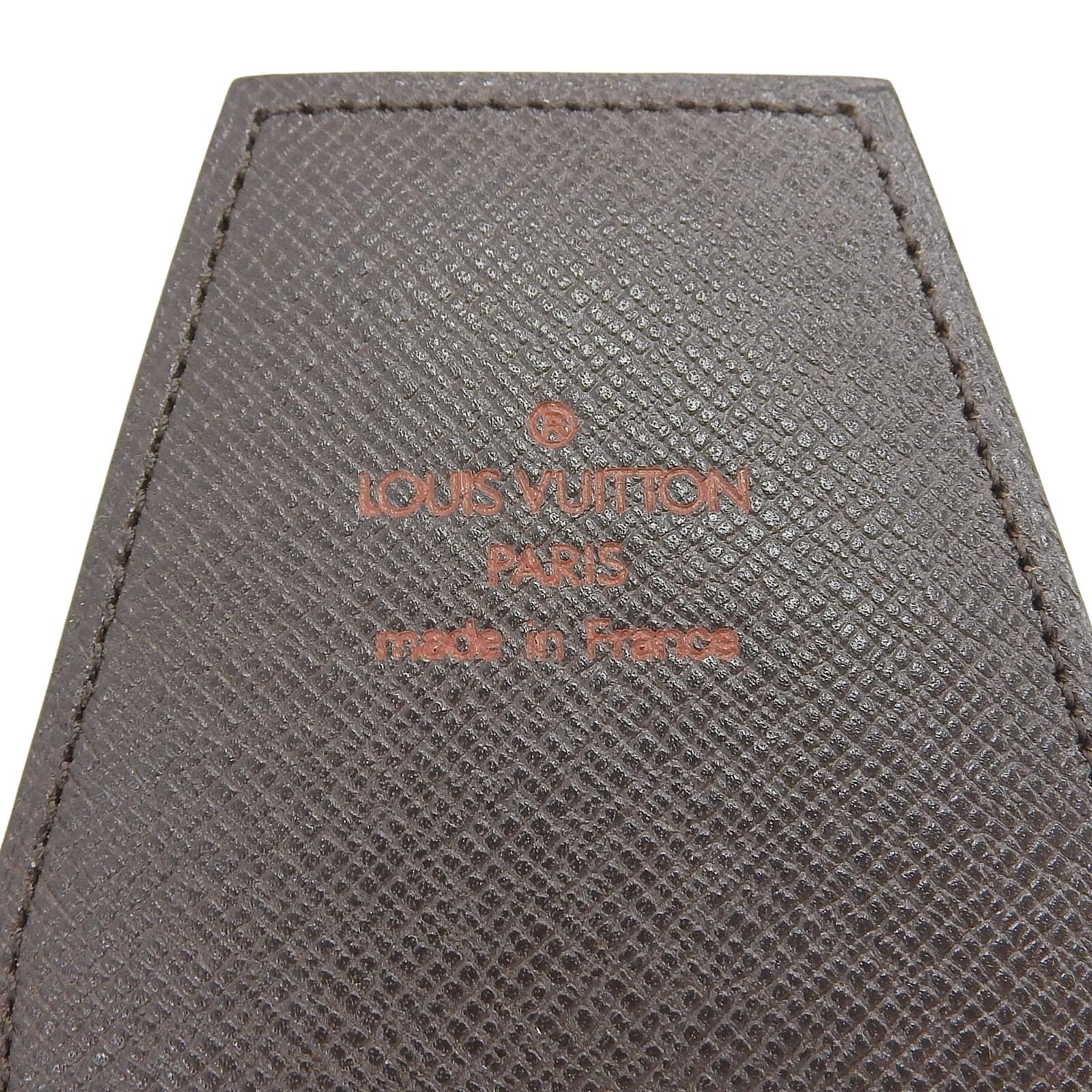 美品▲LOUIS VUITTON ルイヴィトン エテュイ シガレット ダミエ・エベヌ タバコケース シガレットケース フランス製 メンズ