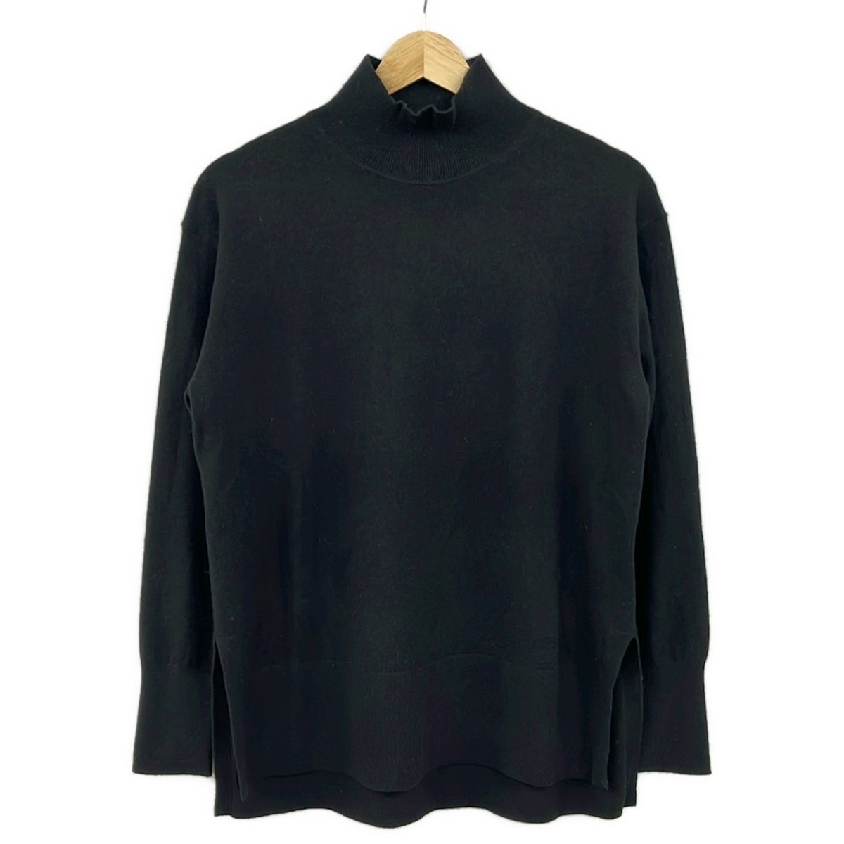 theory luxe(セオリーリュクス) 長袖セーター サイズ38 M レディース美品 - 黒 ハイネック/カシミヤ