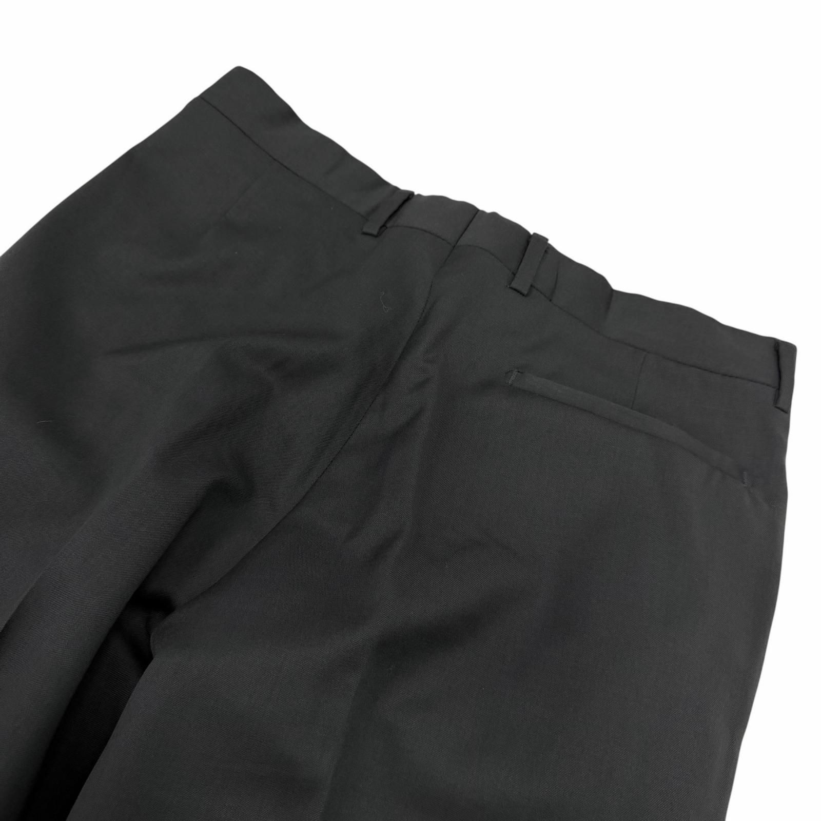 極美品□Dior HOMME ディオールオム ヴィンテージ 2001年製 ウール100％ エディスリマン初期 Solitaire期 シングルスーツ チャコールグレー 46 イタリア製 正規品 メンズ