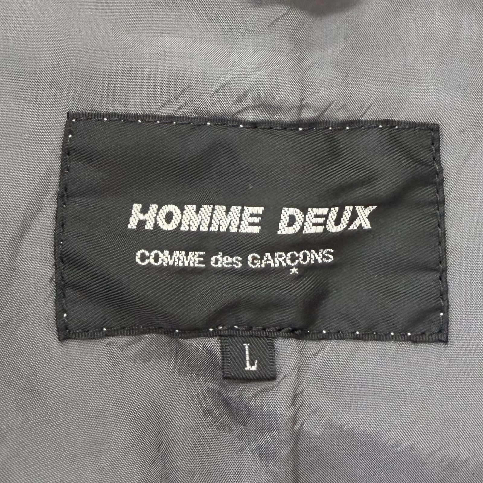 美品□COMME des GARCONS HOMME DEUX コムデギャルソン オム ドゥ ステッチデザイン 上下 セットアップ ブラック L メンズ オススメ◎ 美品□COMME des GARCONS HOMME DEUX コムデギャルソン オム ドゥ ステッチデザイン 上下 セットアップ ブラック L メンズ オススメ◎