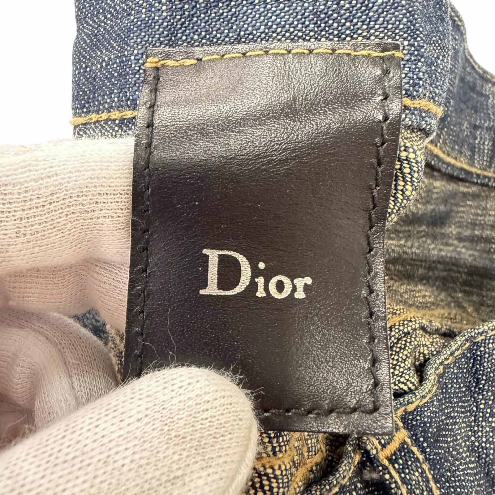 美品□Dior HOMME ディオールオム 05SS 5EH1011678 コットン100% エディスリマン ベック期 ボタンフライ スキニー デニムパンツ インディゴブルー 28 日本製 正規品 メンズ 美品□Dior HOMME ディオールオム 05SS 5EH1011678 コットン100% エディスリマン ベック期 ボタンフライ スキニー デニムパンツ インディゴブルー 28 日本製 正規品 メンズ