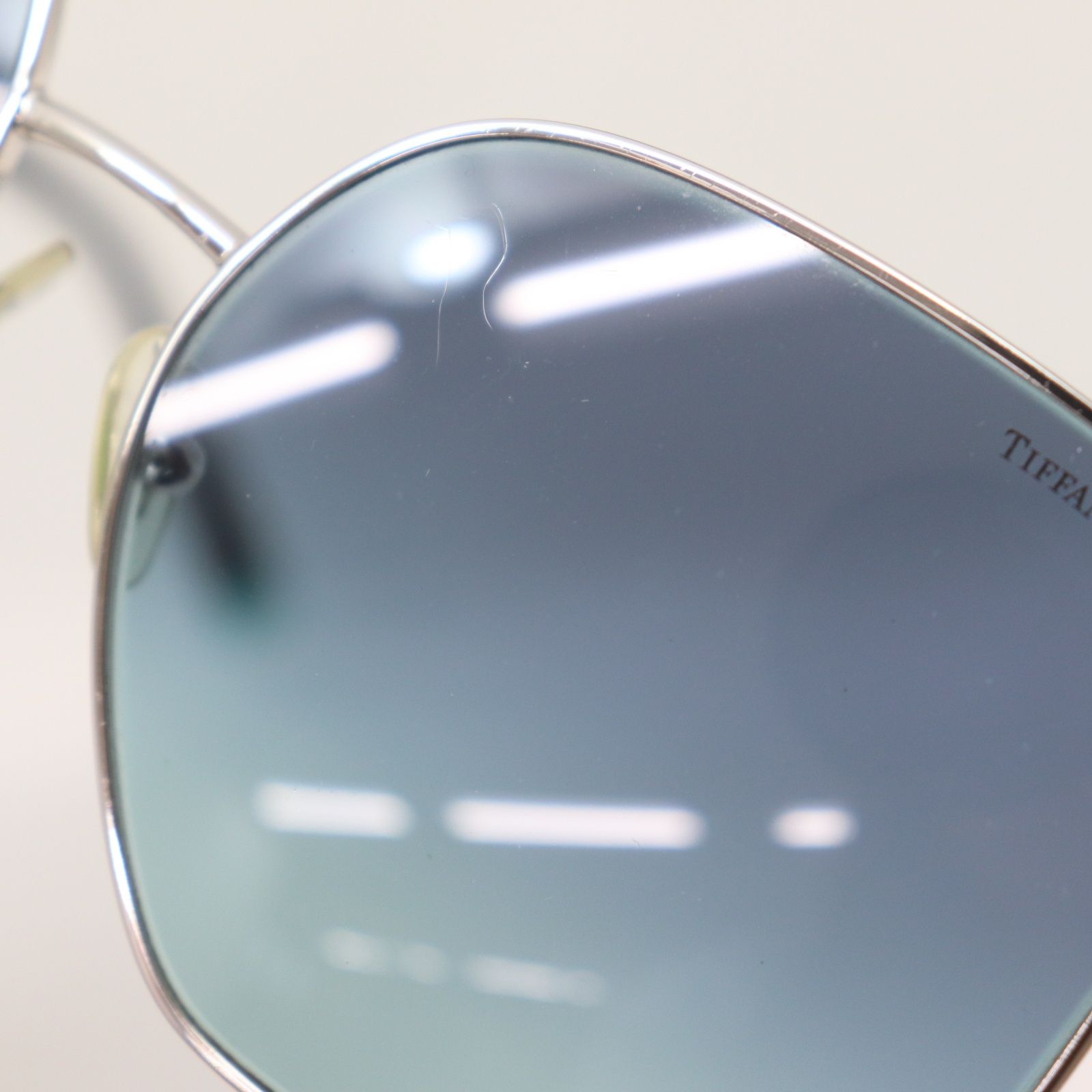 ITURHH6EEOYW TIFFANY＆Co ティファニー ストーン サングラス TF3078-B 6105/9S 60□16 140 ブルー シルバー レディース