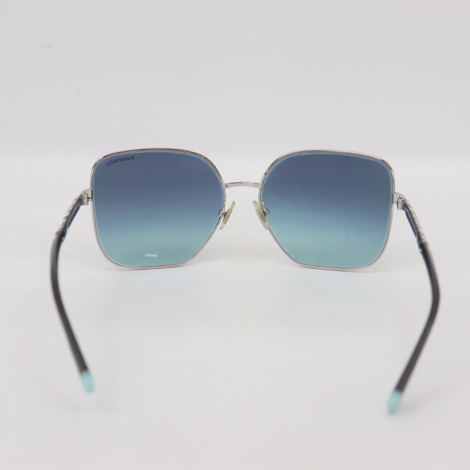 ITURHH6EEOYW TIFFANY＆Co ティファニー ストーン サングラス TF3078-B 6105/9S 60□16 140 ブルー シルバー レディース